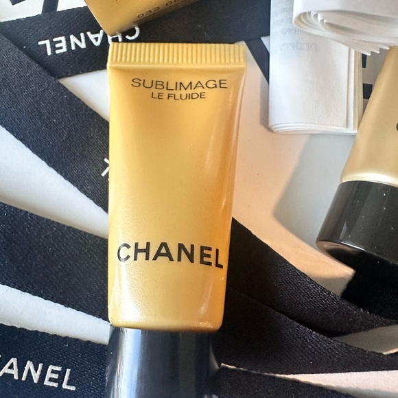 Chanel Lumiere skin care brightening sample and eye cream Sublimage - Picture 2 of 5